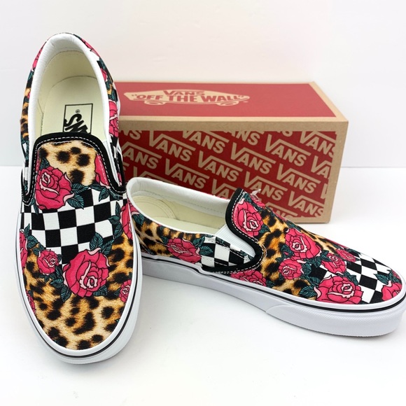 leopard rose vans